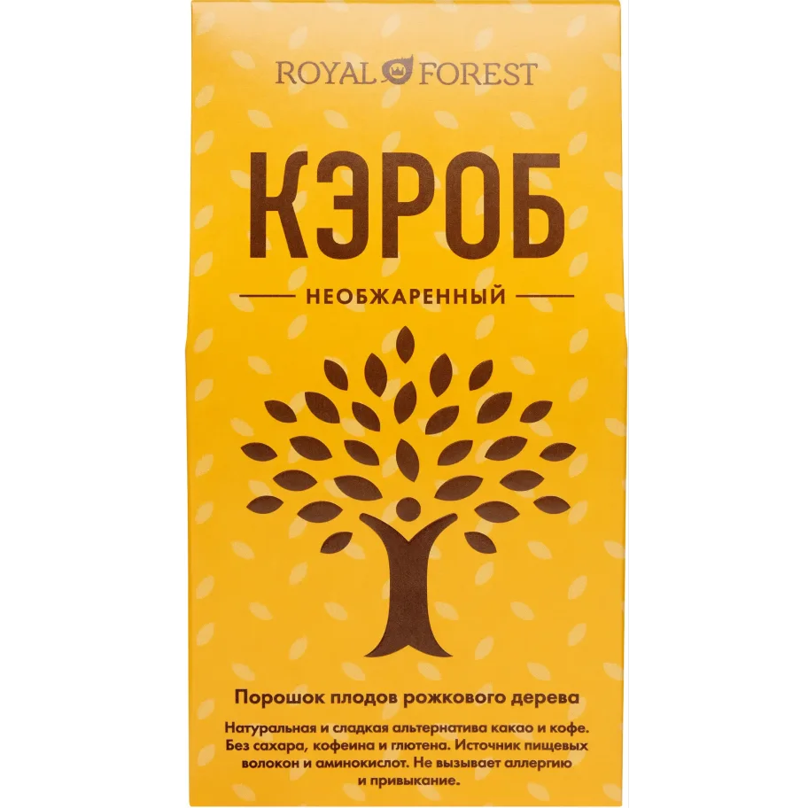 Calker ignorated (powder from the fruits of the horn tree), 100 gr. / Royal Forest