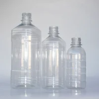  Plastic PET bottles are widely used for storing household chemicals and cosmetic products.