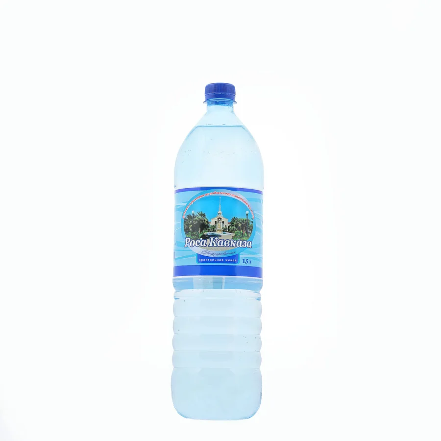 Non-carbonated water of the Caucasus dew 1.5 l