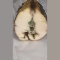 Hot smoked sturgeon (Beluga) without skin 
