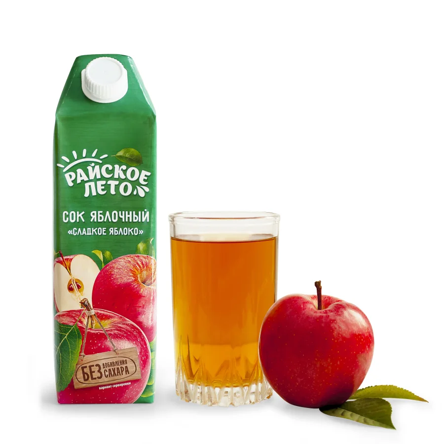 PARADISE SUMMER Sweet Apple Juice 1L t/p