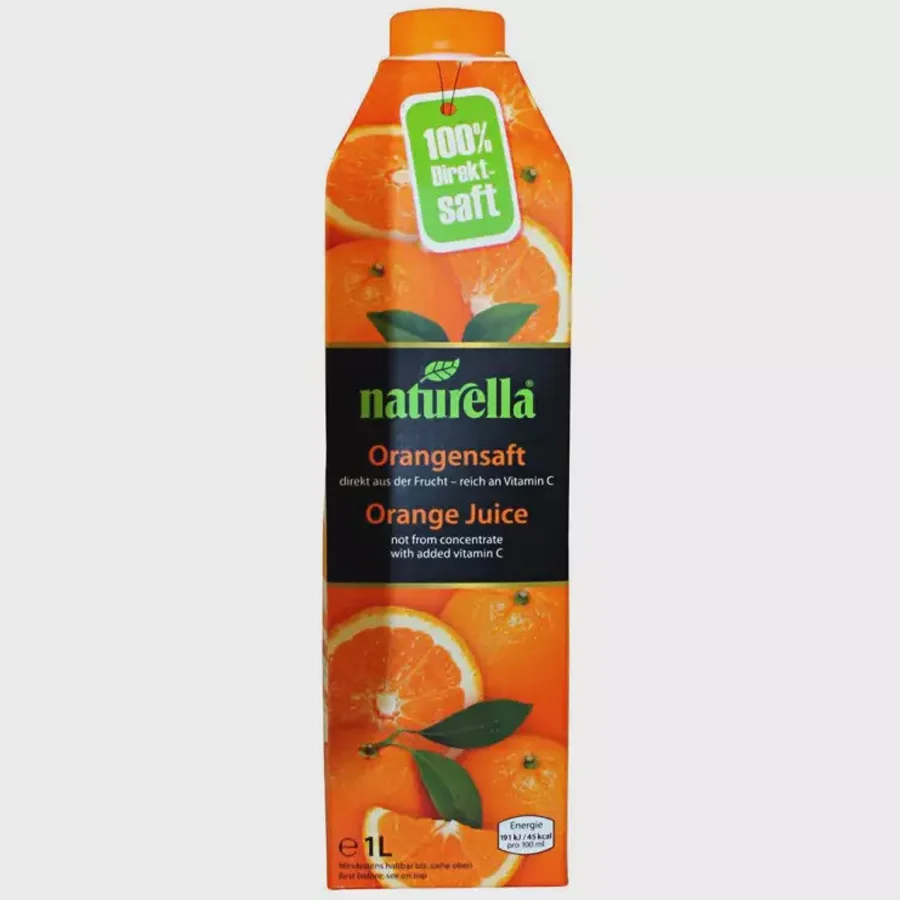 Naturella Orangensaft/Naturella direct-pressed orange juice 
