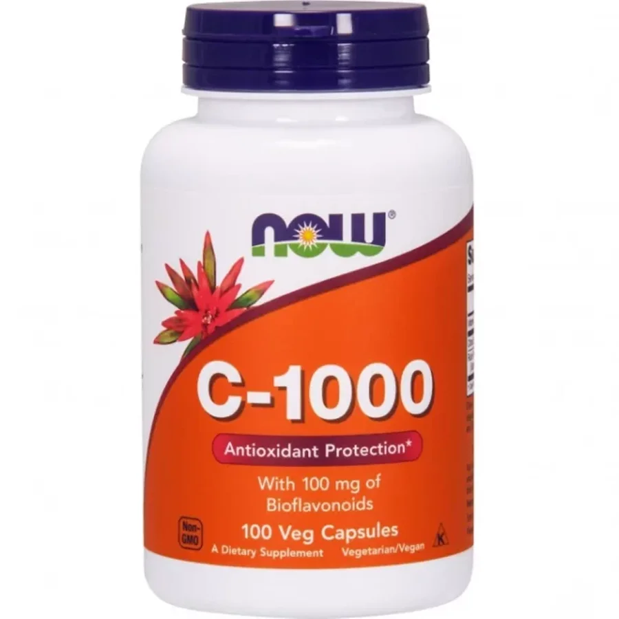 Витамин NOW FOODS С -1000 с биофлованоидами, 1000 мг, 100 капсул ОПТОМ
