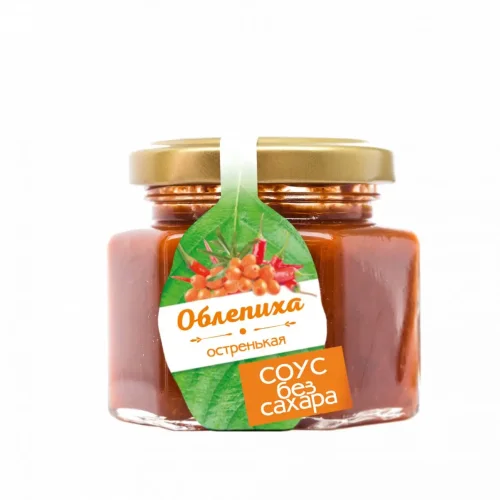 Sea buckthorn sauce spicy WITHOUT SUGAR 130 g I would eat myself
