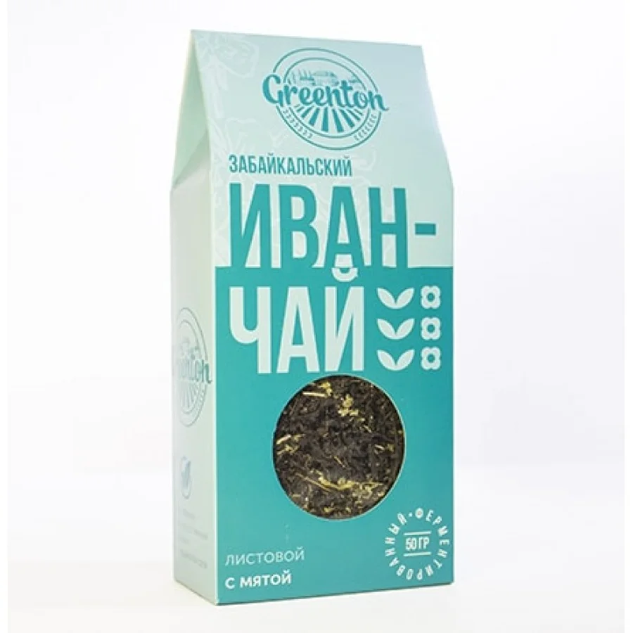 Zabaykalsky Ivan-tea sheet with mint 50 gr