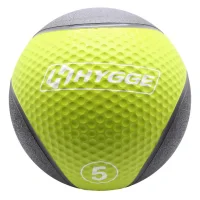 Medical ball rubberized bicolor HYGGE 1240 5 kg