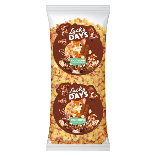 LUCKY DAYS Попкорн со вкусом шоколада 250г 