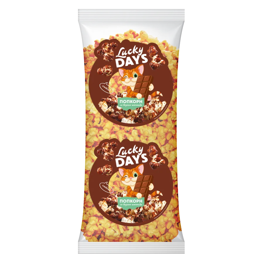 LUCKY DAYS Chocolate-flavored Popcorn 250g 