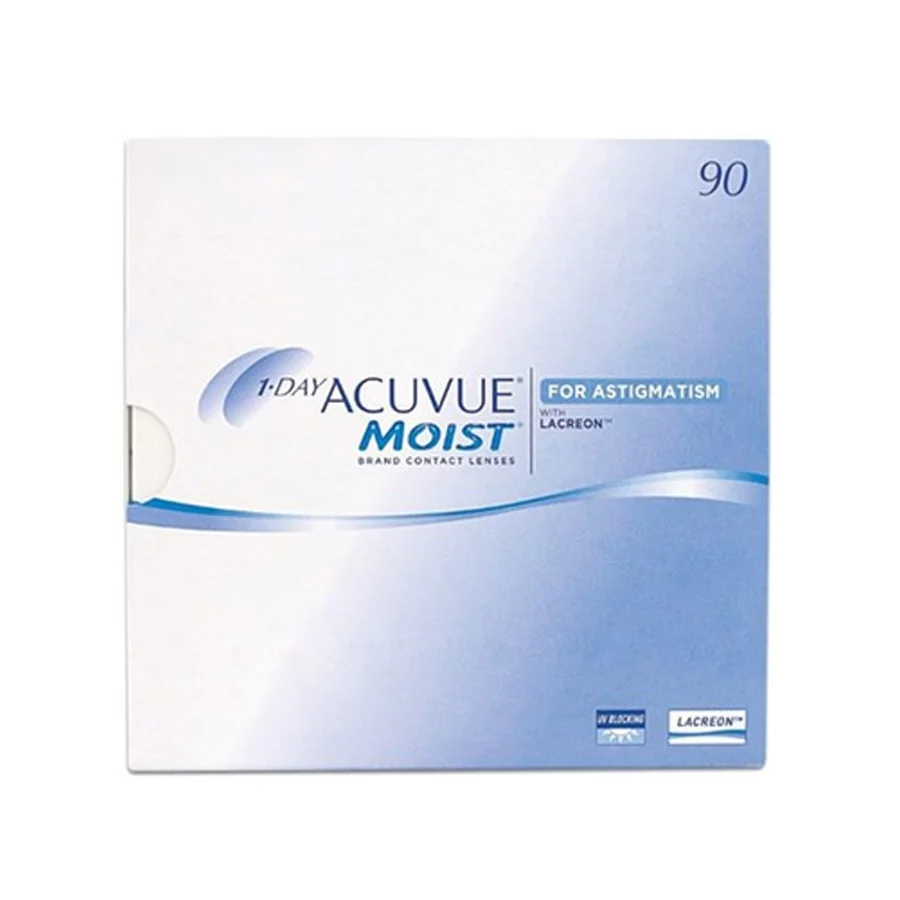 Lens Contact 1-Day Acuvue Moist for Astigmatism 90pk
