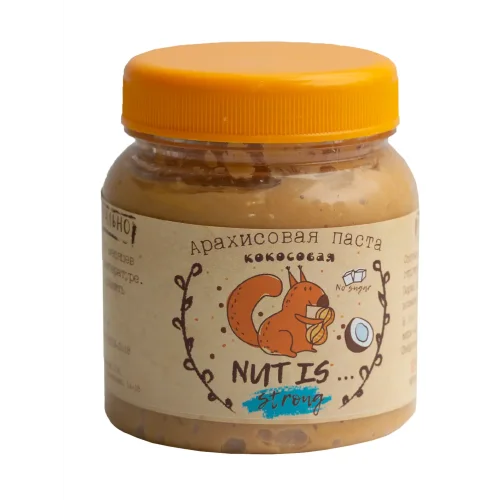 Peanut Paste Nut Is Coconut 280 gr without sugar