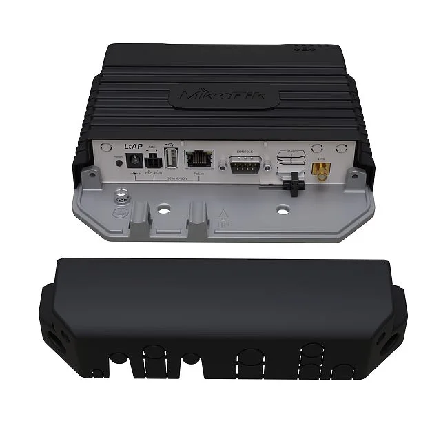 MIKROTIK heavy-duty LTE access point with GPS support, LtAP LTE6 kit (RBLtAP-2HnD&R11eLTE6)