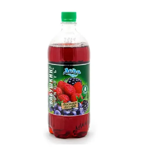 Негазированный напиток Бабушкин компот Лесная ягода