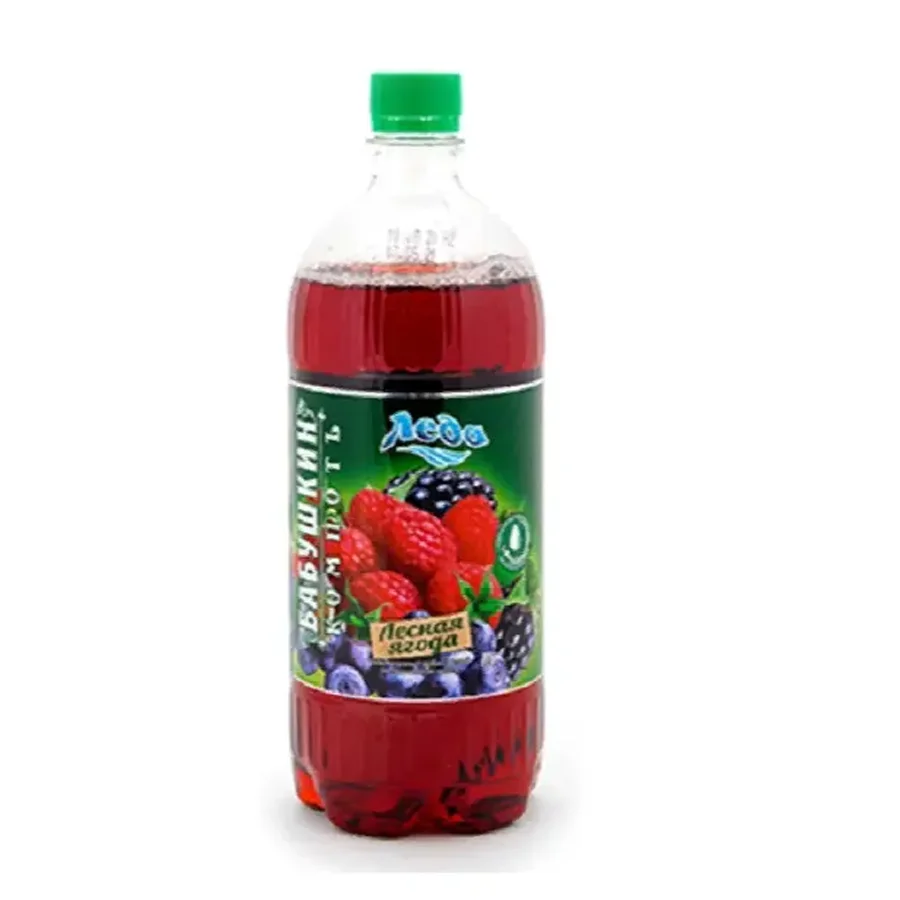 Негазированный напиток Бабушкин компот Лесная ягода