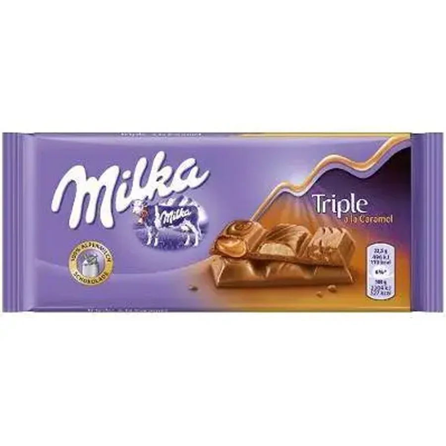 Шоколад Milka Тройная карамель 