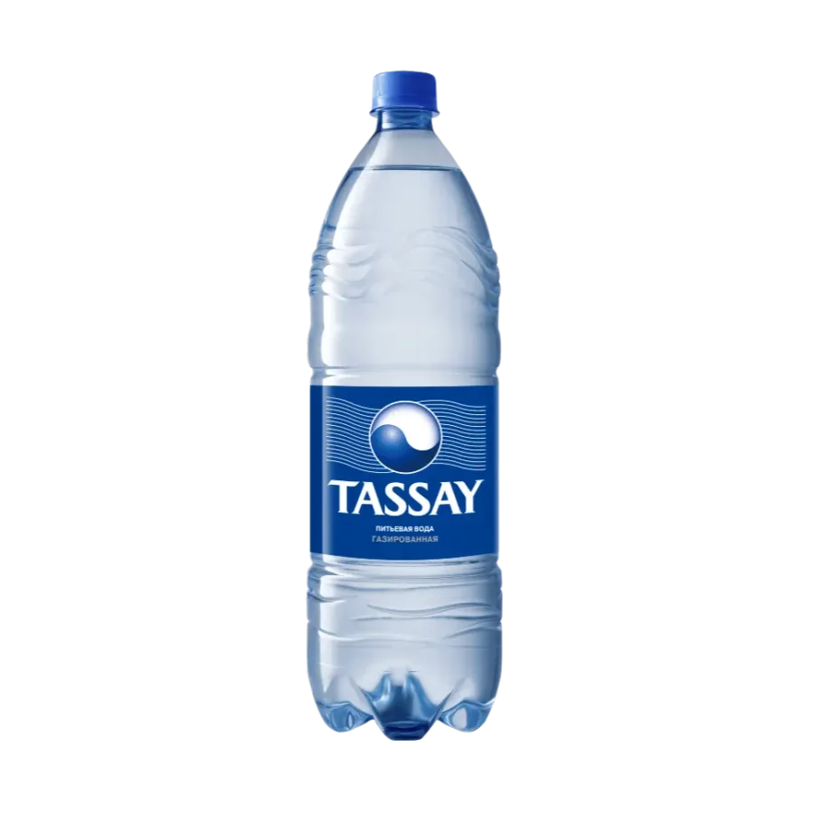 Natural mineral drinking water TASSAY carbonated 1.5 l