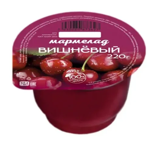 Cherry marmalade 220 gr. plastic jar