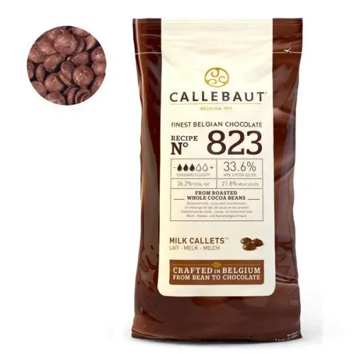 Milk chocolate Callebaut 823 33.6% 200g