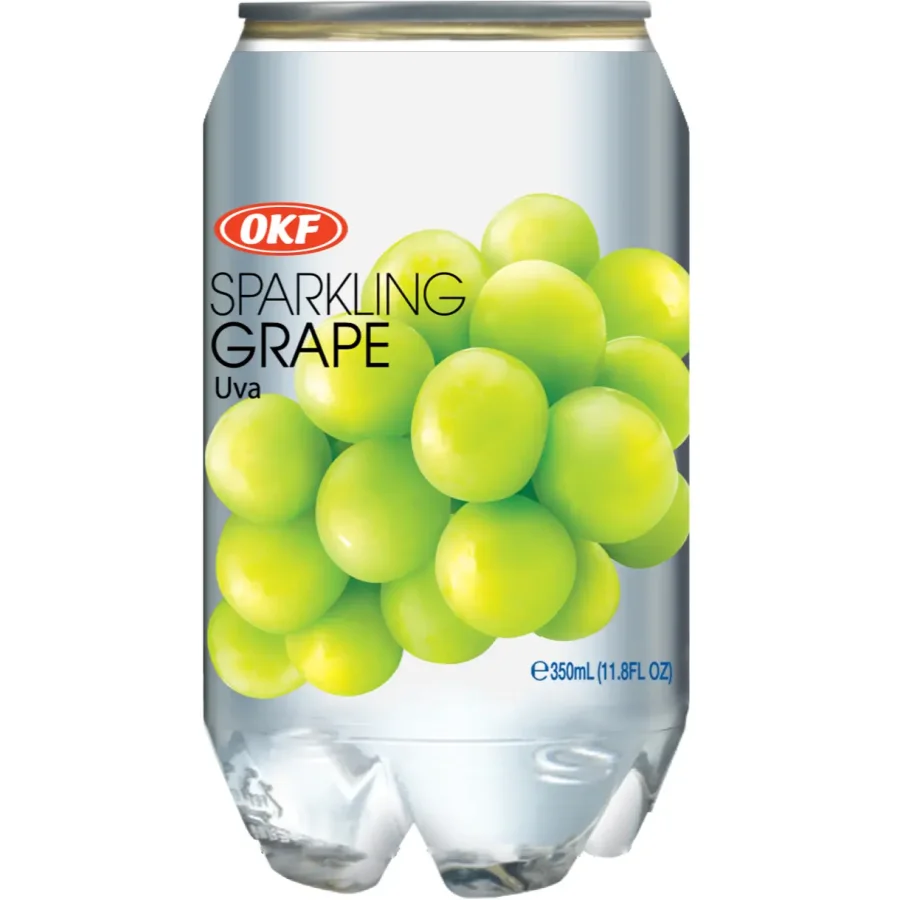 Garbonated water with a taste of OKF grapes