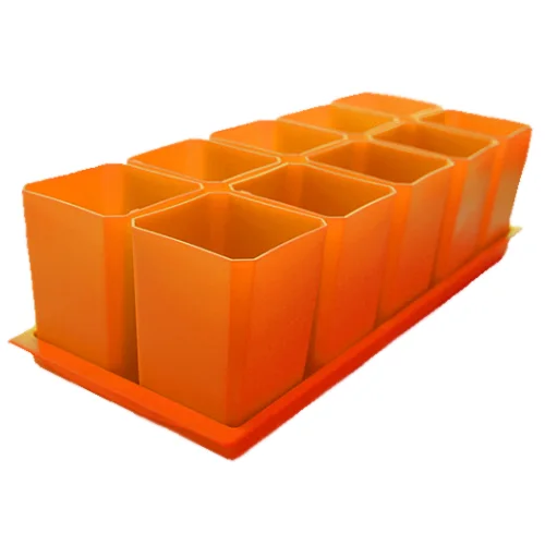 Seedling kit 10*0.75L Orange