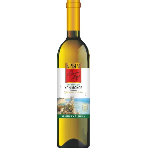 Wine table semi-sweet White «Crimean Livadia« 12% 0.7