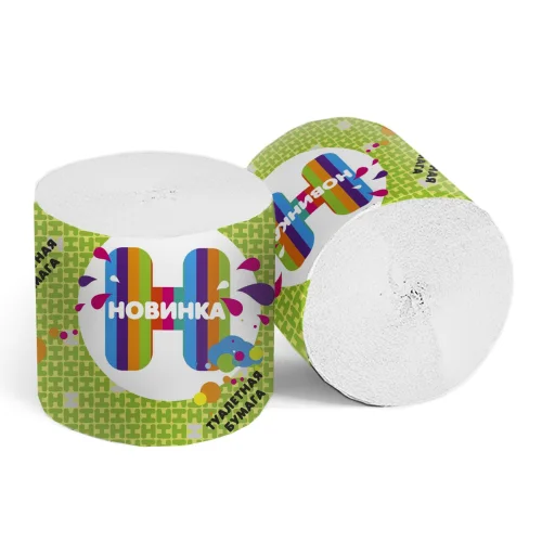 Toilet paper "Novelty", without sleeve, 160g., 48 pcs./ pack.