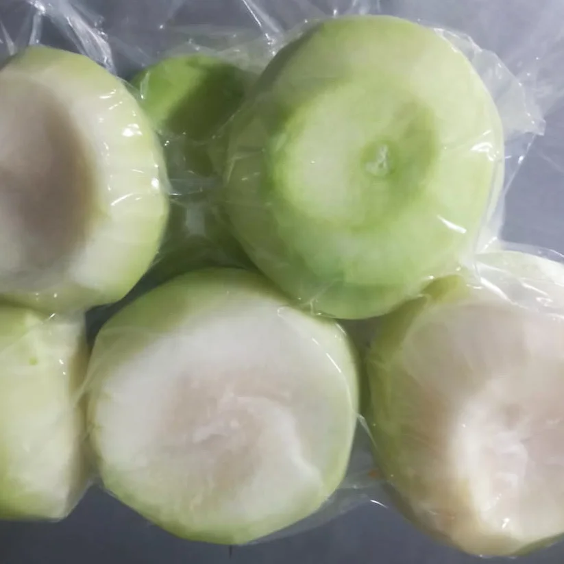 Kohlrabi peeled cabbage