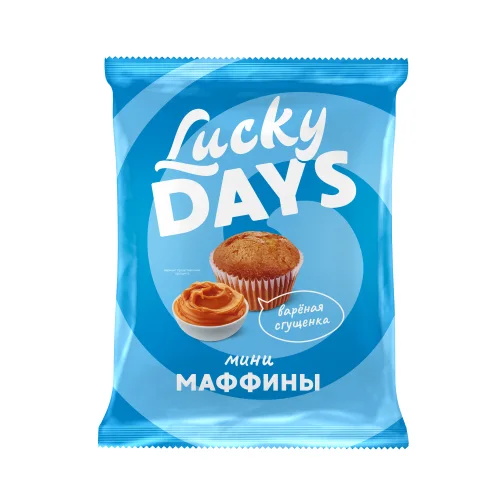 LUCKY DAYS Mini muffins with boiled condensed milk filling