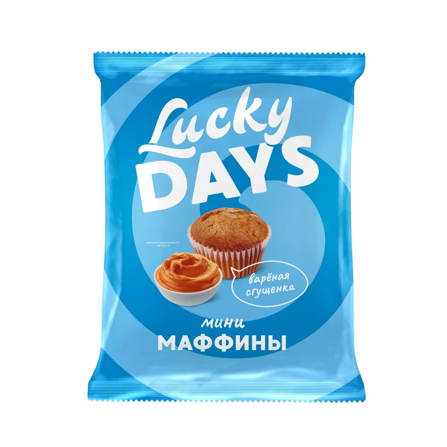 LUCKY DAYS Mini muffins with boiled condensed milk filling