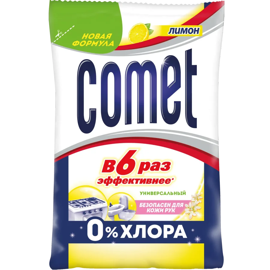 Чистящее средство Comet Лимон пакет без хлоринола 350г