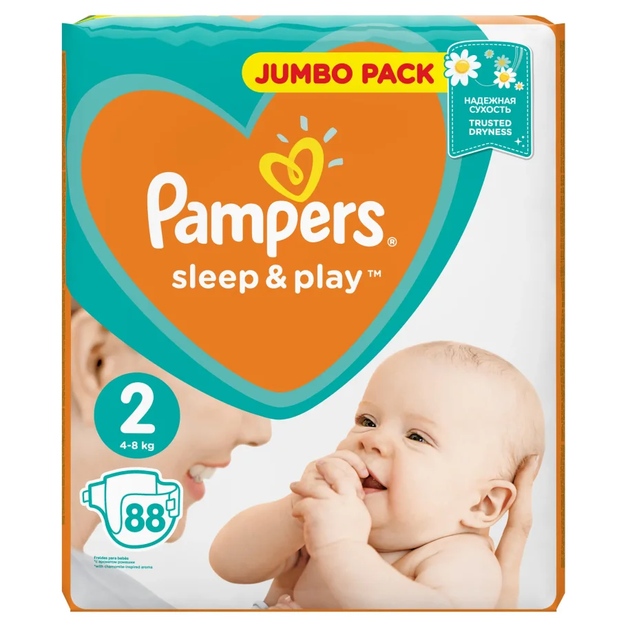 Diapers Pampers Sleep & Play 4-8 kg