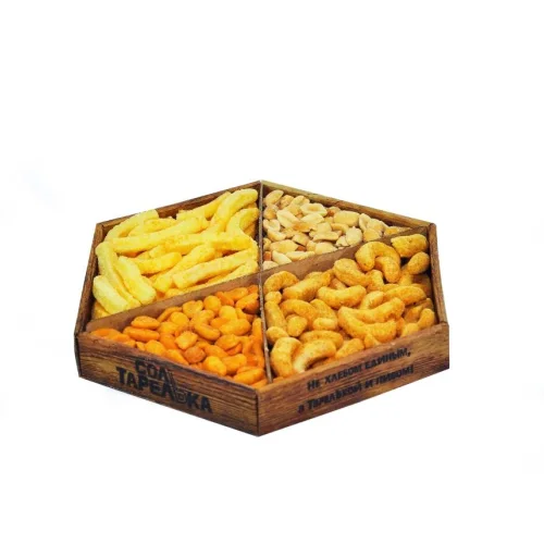 Assorted snacks "Sol Tarelka" MIX No. 9 (chipsoreh with potatoes) 