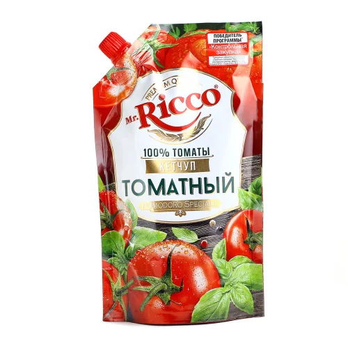 Ketchup Mr.Ricco Pomodoro Special Tomato doy-pack 300 ml.