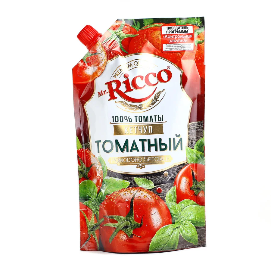 Ketchup Mr.Ricco Pomodoro Special Tomato doy-pack 300 ml.