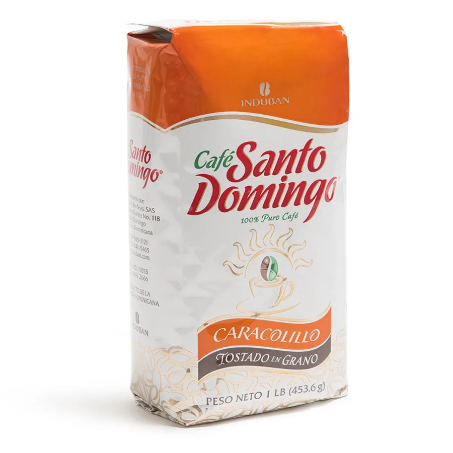 Кофе в зёрнах Santo Domingo CARACOLLILO 453 гр
