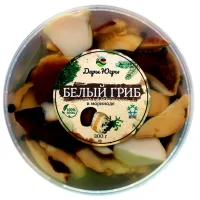 White Mushroom Borovik in Marinade Pat from Siberia (Khmao-Ugra)