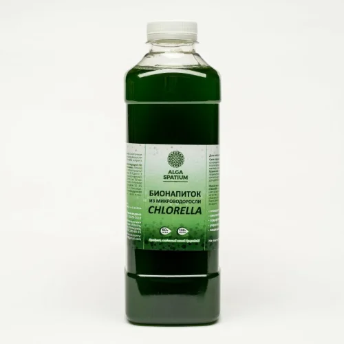 Бионапиток из микроводоросли Chlorella vulgaris 1000 мл