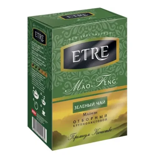 «ETRE», mao Feng чай зеленый крупнолистовой, 100 г