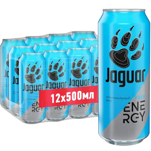 Энергетический напиток Jaguar Free 