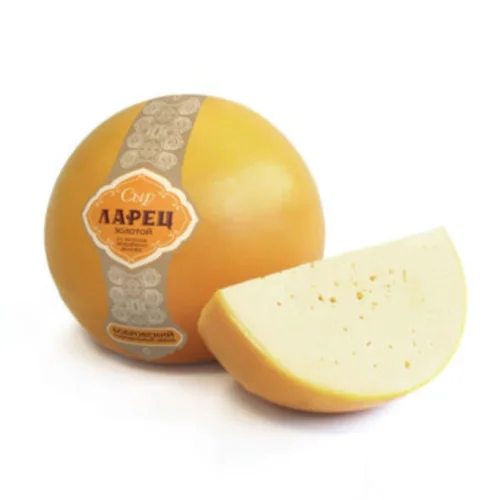 Сыр полутвёрдый Золотой Ларец со вкусом топлёного молока 50% 1 кг