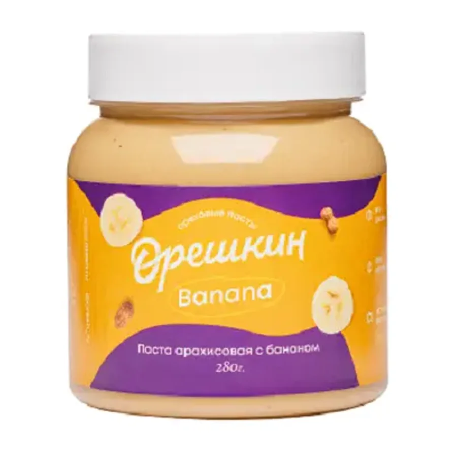 Pasta Peanut «Oreshkin« with Banana