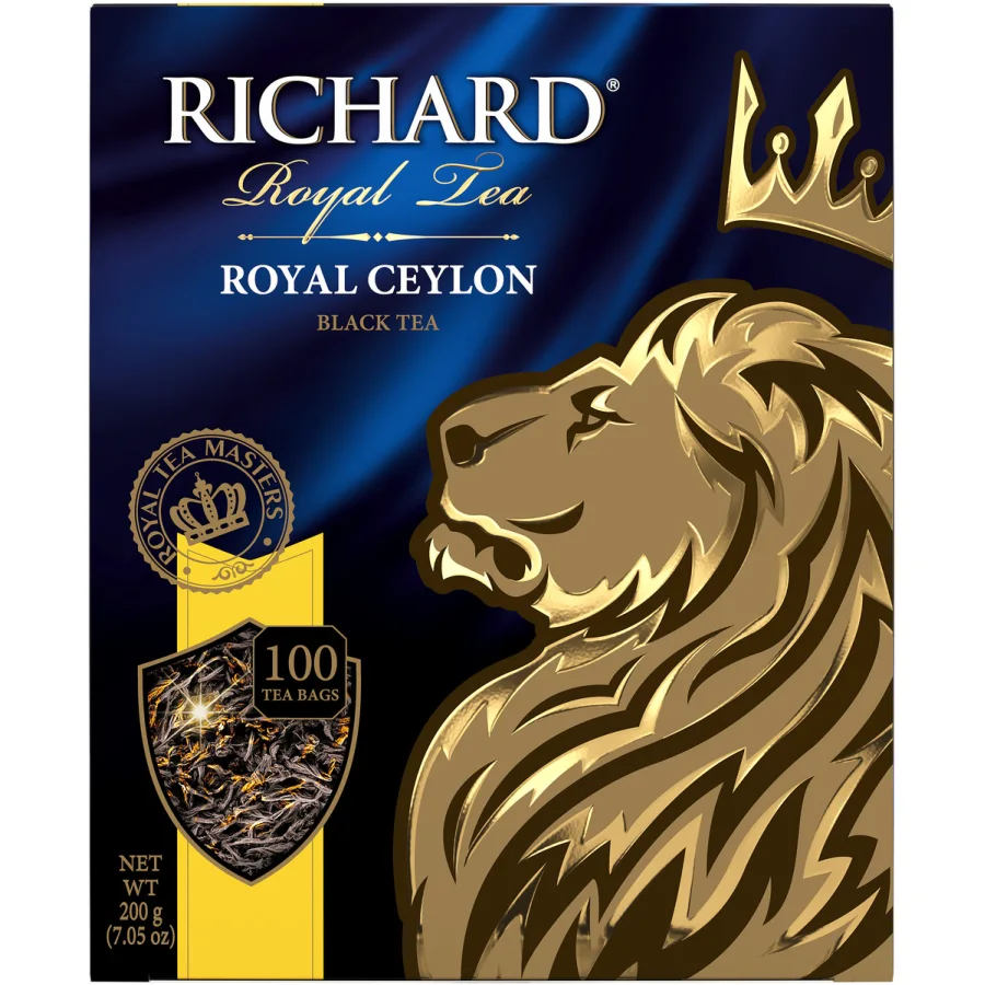 Чай Richard "Royal Ceylon" черный 100 пакетиков