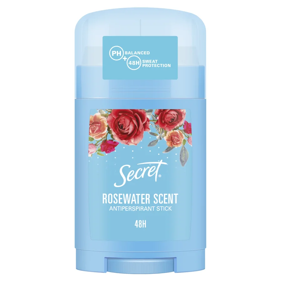 Female Solid Antiperspirant Secret Rosewater 40 ml
