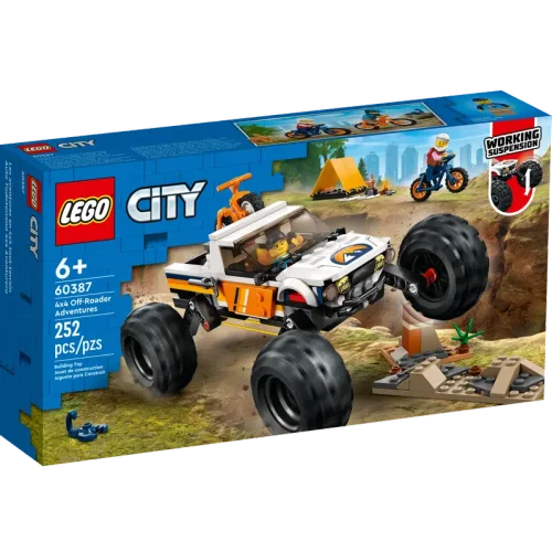 Конструктор LEGO City Приключения на внедорожнике 60387