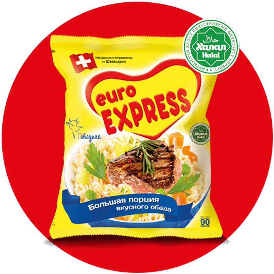 Noodle «Euro Express« with beef