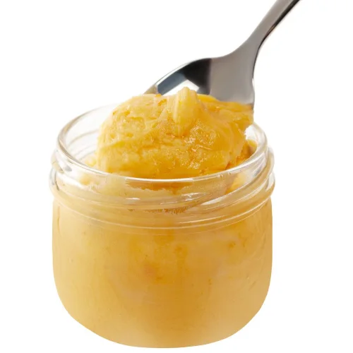 Cream honey with sea buckthorn
