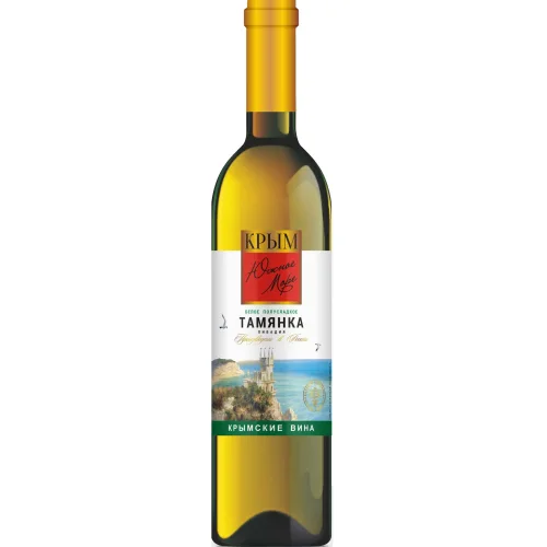 Semi-sweet white table wine "TAMYANKA LIVADIA" 12% 0.7