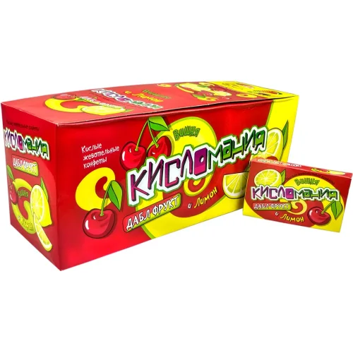 Chewing Candy «Sukonia Double Fruit« Cherry and Lemon