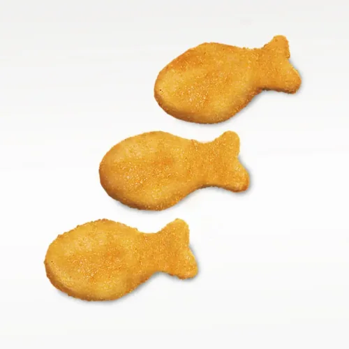 Fish Crash with cheese in breading