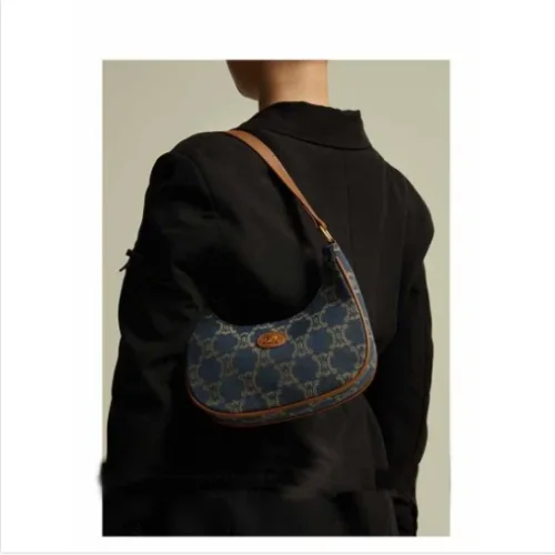 2023 новая нишевая дизайнерская женская сумка в форме полумесяца, индивидуальная лиза, в том же стиле, высококачественная сумка на одно плечо для подмышек, женская сумка