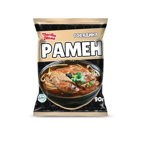 Noodles of fast cooking with the taste of "Beef Chan Ramen" 90 gr